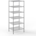 24" Deep x 30" Wide x 74" Height Wire Shelving Kit | 6-Tier | NSF Commercial Storage Rack Unit