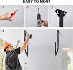 Adjustable Ceiling Storage Racks, Overhead Storage Bracket, Heavy-Duty Shelves, 33 in. x 34 in, 200lbs Weight Capacity for Garage