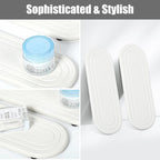2PCS Water Absorbing Stone Tray, Fast Drying Diatomite Stone Sink Tray, Water Absorbent Diatomite Coasters, Stones Soap Trays for Kitchen Sink, Bathroom Counter Hand Soap Dish & Holders