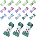 Clothes Pins, Chip Clips,Chip Clips Bag Clips Food Clips 20 Pcs,Towel Clips,Bag Clips for Food,Clothespins 2.17 Inch,Chip Clip,Chip Bag Clip,Metal Clips,Clothes Pins Heavy Duty,Colored Clothespins