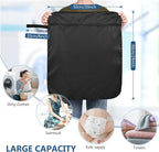 OTraki 20x24 inch Wet Bag for Swimsuit 2pcs Large Gym Wet Bag with Handle & Zipper Wet Clothes Organizing Machine Washable Waterproof Wet Dry Bag for Travel Drying Do Not Exceed 176℉ Black