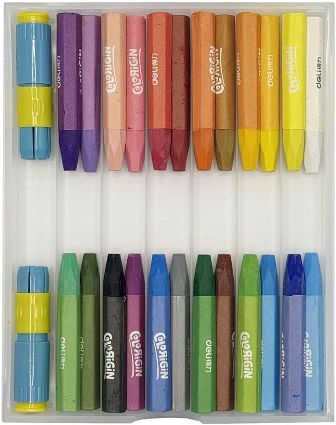 Craft Organizers and Storage, Pencil, Crayon, Marker, Pen Organizer, Pen Holder, Pen Tray Storage with Gel Pens, Fountain Pens, Chalk for Office, Art & Craft Room - 6Pack