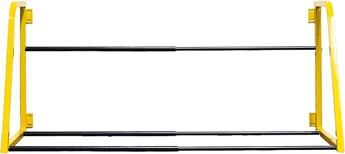 MaxxHaul 50256 Heavy‑Duty Adjustable Wall‑Mount Tire Storage Rack – Telescoping 32–48″ Width, 375 lb Capacity, Powder‑Coated Steel, 51.75″W x 28″D x 28″H – Garage/Shop