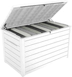 Keter XXL 230 Gallon Deck Storage Box Outdoor Patio Container ~ White