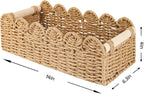 Toilet Paper Storage Baskets, Basket for Bathroom Organizers and Accessories, Decor for Toilet Tanking and Shelves