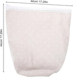 Garneck Floral Pattern Cloth Basket Liners for Wicker Laundry Baskets Soft Fabric Replacement Liners for Storage Containers Machine Washable Protection for Living and Kitchen Storage