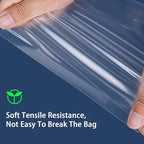 Vacuum Sealer Bags,2.7"*4" 100 Pcs Heavy Duty Pre-Cut Design Commercial Grade Food Sealable Bag for Heat Seal Food Storage,Boilsafe to 280°F Freezable,Good for Storage,Meal Prep and Sous Vide