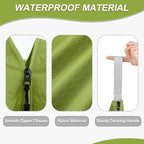 WiseBoy Laundry Bag, 23.6x35 inch Oversized Laundry Bags, Travel Laundry Bag Dirty Clothes Organizer, Nylon Wet Dry Storage Bag for College Dorm, Camping, Caravan, Green