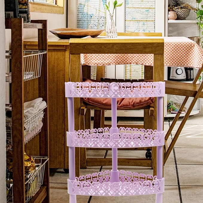 Bathroom Storage Rack 3 Layer Triangle Corner Shelf Organizer for Home Kitchen Bathroom Desktop Stand Plastic Storage