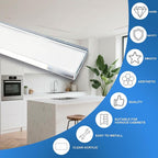 6pack Acrylic Medicine Cabinet Replacement Shelves 13inch Medicine Replacements Suitable for Medicine Bathroom Kitchen WallMounted Hanging Medicine Cabinet Shelves