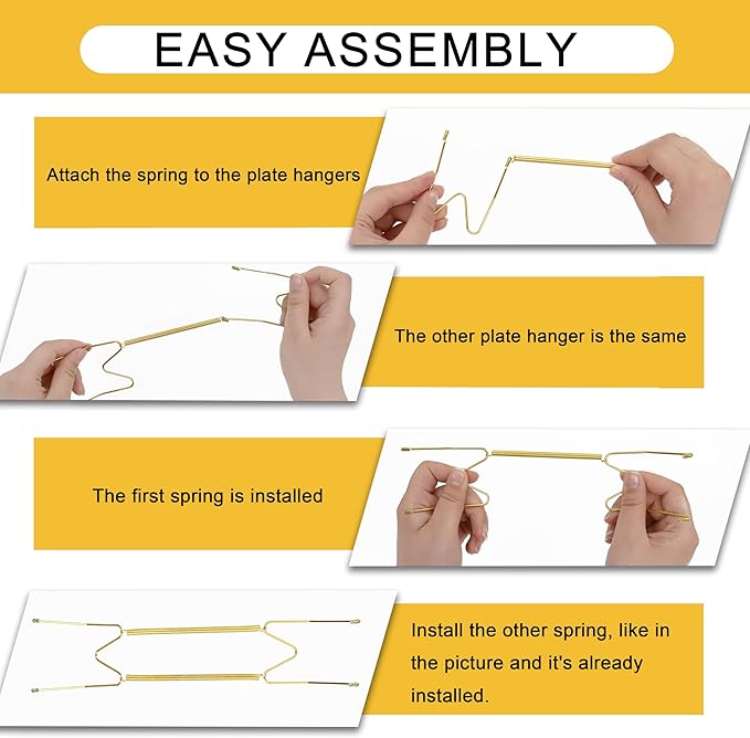10 Inch Plate Hangers 12Pack Plate Hangers for The Wall Suitable for 8.5-10.5 Inch Plate Wall Hangers for Display Invisible Decorative Plate Hooks for Hanging