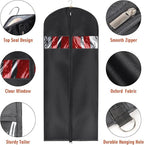 Univivi 16 Pack Suit Cover Bags 60 Inch Garment Bags for Hanging Clothes, Garment Bags for Women Dresses with Clear Window and ID Card Holder for Suit Jacket, Skirt, Shirt and Coat