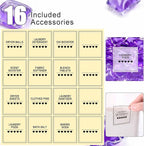 4 Pack Laundry Pods Container and Dryer Sheet Holder with Bamboo Lids, Laundry Room Organization Set with Labels and Scoops for Detergent Powder, Scent Booster Beads, 2600 +2000ml/0.53+0.7gal