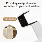 KES Over Cabinet Door Towel Bar Fit 1" Thick, Kitchen Towel Holder, Kitchen Towel Rack, Cabinet Towel Holder Scratchproof, White 2 Pack, KTH500S26-WH-P2