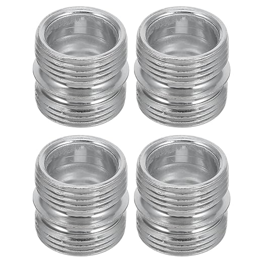 Double Head Wire Shelving Connectors Nut 4-Pack Metal Rack Shelf Fixing Parts for Tube Storage Racks Easy Install Wire Rack Hardware for Home Office Commercial Use