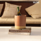 Mora Ceramic Kitchen Utensil Holder - Wooden Spoon & Spatula Crock for Countertop, Modern Farmhouse Home Decor, Large 7.3" Cooking Organizer for Stove Top and Counter - Heavy & Sturdy - Terracotta