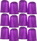 Woanger 12 Pack 28 x 45 Inch Extra Large Laundry Bags Bulk Washable Travel Laundry Bag with Drawstring Closure Large Dirty Clothes Organizer for College Dorm Home Hotel Camping(Purple)