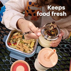 Hydro Flask Insulated Food Container - Snack Container for Kids and Lunch Box - 12 Oz Food Jar in Seaspray Blue