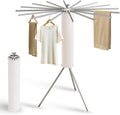 Clothes Drying Rack,Drying Rack Clothing,Laundry Drying Rack,Floor Standing,16 Aluminium Poles,Collapsible,Retractable,Foldable,Folding Laundry Rack