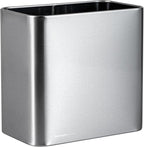 Restaurantware Stainless Steel Utensil Holder 1 Count 7.7 x 4.6 x 7.8 Inches Durable Cutlery Storage Flatware Organizer Rust-Resistant Sink Caddy Silver Kitchenware Holder