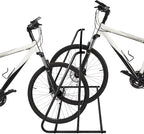 MyGift Large Metal Double-Sided Grid Bike Rack Stand, Freestanding Bicycle Storage Holder for Garage or Outdoor Parking with 6-Bicycle Capacity