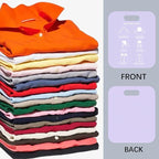2Pcs Shirt Folding Board, Portable Clothes Folder, Plastic Laundry Folders for Travel
