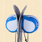 Ski & Snowboard Wall Mount 1 Pack for Garage - Fits Any Board,Holds Up to 25lbs,Damage-Free Storage,Space-Saving Winter Gear Organizer for Home & Garage,Blue