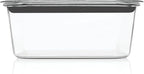 Rubbermaid Brilliance Food Storage Container, Large, 9.6 Cup | Clear | Pack of 2