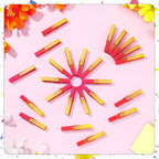 Kigeli 30 Pcs Spirit Clips Cheer Pins Cheerleader Gifts Clothes Pins For Backpacks Competition Glittered For Team Cheer Gifts Stuff Supplies Party Favors Accessories Bulk(Red, Gold,Gradient)