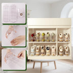 8 Pack Shoe Slots Organizer, Shoe Stackers Organizer for Closet Adjustable Shoe Holder Space Saver 50% Shoes Racks for Closet Organization