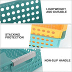 4 Pieces Turn in Trays for Classroom, Paper Organizer Baskets for Office and School
