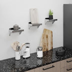 AmGood 6 in. x 10 in. Stainless Steel Wall Shelf | NSF | Metal Shelving | Garage, Laundry, Storage, Utility Room | Restaurant, Commercial Kitchen