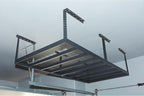 Klutch Overhead Garage Storage Rack — Adjustable Height, 96in.L x 48in.D x 23–37in.H