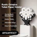 Antler Animal Decorative Toilet Paper Holder Stand,Metal FreeStanding Toilet Paper Holder for 8 Roll,Toliet Paper Roll Storage Organizer,Bathroom Farmhouse Decor Floor Accessories Rack