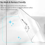 Shower Caddy Organizer with Hooks,Self Adhesive Bathroom Shelves,No Drilling Bathroom Organizers and Storage,Perfect for RV, Apartment, Home Decor,White 4PCS