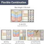 DIMJ Drawer Organizer Clothes Storage - 26 Pack Baby Dresser Organizer for Nursery, Small Fabric Closet Drawer Organizer Bins for Underwears Socks, Foldable Storage Dividers Organization for Bedroom
