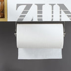 ZUNTO Paper Towel Holder Cabinet Door or Under Cabinet, Self Adhesive Big Roll Holder Wall Mount, Stainless Steel