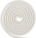 FUNSUEI 328 Feet #8 Sash Cord, 1/4 Inch Cotton Sash Cord, White Sash Cords for Window, Clotheslines, Decoration, Tie Down, Camping