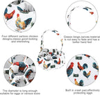Egg Collecting Basket, Canvas Egg Basket for Gathering with 7 Pouches for Chicken, Duck, Goose, Bird, Various Poultry Collection (Grass-nest chicken)