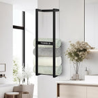 Towel Rack for Rolled Towels, Wall Mounted Bathroom Towel Rack, Wall Mounted 31 inch, Towel Rack for Rolled Towels for Modern Storage