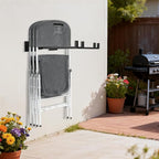 4 Pack Folding Chair Storage Rack,Folding Chair Rack,garage organizer wall mount,tool hangers for garage wall