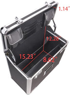 Vaultz Locking Mobile Business Case, Legal Size, 14.5 x 13.5 x 11 Inches, Black (VZ00194)