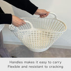 Like-it│SCB-10│Stylish and versatile basket. Sturdy yet flexible texture.|Daily use inside or outside of the home. Pool & beach, picnic, or camping.|16.14" × 14.96" × 20.47"|Mint Blue|10.30 gal
