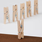 Mr. Pen- Wooden Clothes Pins for Craft, Natural Wood, 200 pcs, 1 Inch, Mini Clothes Pins for Hanging Pictures, Small Clothes Pins Wood, Clothing Pins, Mini Clothespins for Photos, Small Clothes Pin