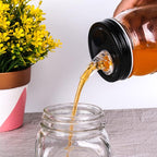 Mason Jar Pour Spouts. free flow Mason Jar Pour Spouts, mason jar for spout regular mouth size 70mm dispenser germination cover. Suitable for any liquid. LeakProof 10Pack + 20 Black Lid Caps (10