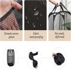 The upgraded pop-up laundry basket features a breathable side pocket mesh design, making it ideal for rooms, apartments, dormitories, travel, business trips, and children's storag(1, Black)