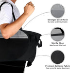 100L Collapsible Laundry Baskets, Tear Proof Pop Up Laundry Hamper with Dual Handles, Large Foldable Laundry Basket, Easy to Carry Laundry Hamper for Home, Laundry Room, Bedroom, Dorm, Travel Black