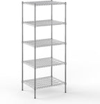 24" Deep x 30" Wide x 74" Height Wire Shelving Kit | 5-Tier | NSF Commercial Storage Rack Unit