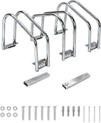 Freestanding Bike Floor Stand, Heavy Duty Bicycle Parking Rack for Garage Home Indoor Outdoor, Bike Storage Organizer Fits 22-28 Inch Wheels & 2.2 Inch Tire Width