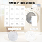 Laundry Room Organization Container, 2pcs Round Acrylic Laundry Pod Storage Containers, Dryer Sheet Holder Jars with Bamboo Lids and Labels for Scent Booster Powder Detergent Pods Storage